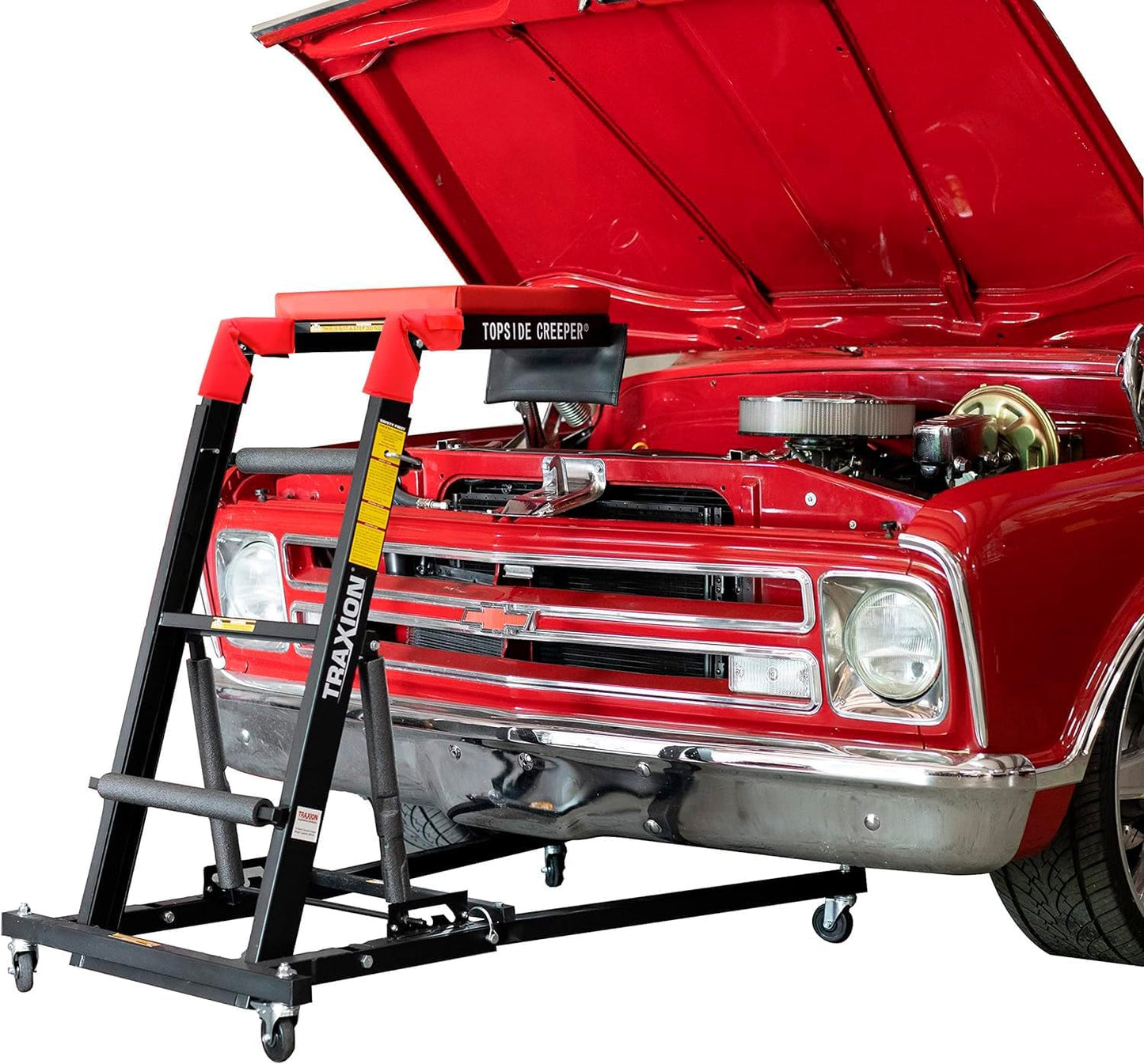 Traxion 3-100 Foldable Topside Engine Creeper, Heavy Duty